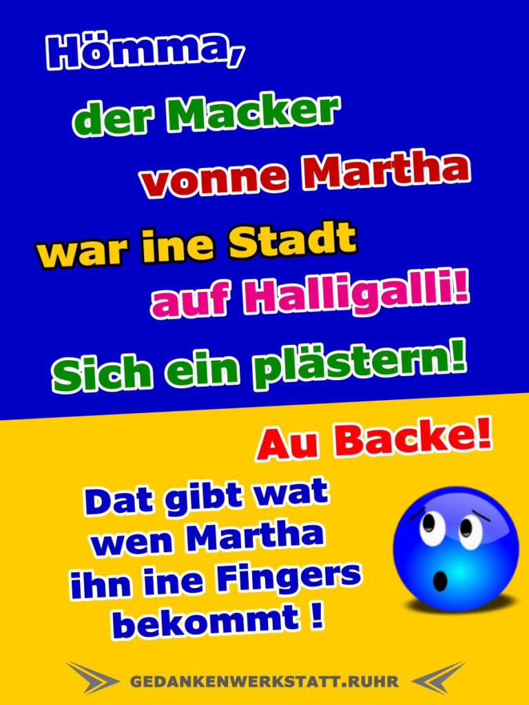Die Sprache des Ruhrpotts!